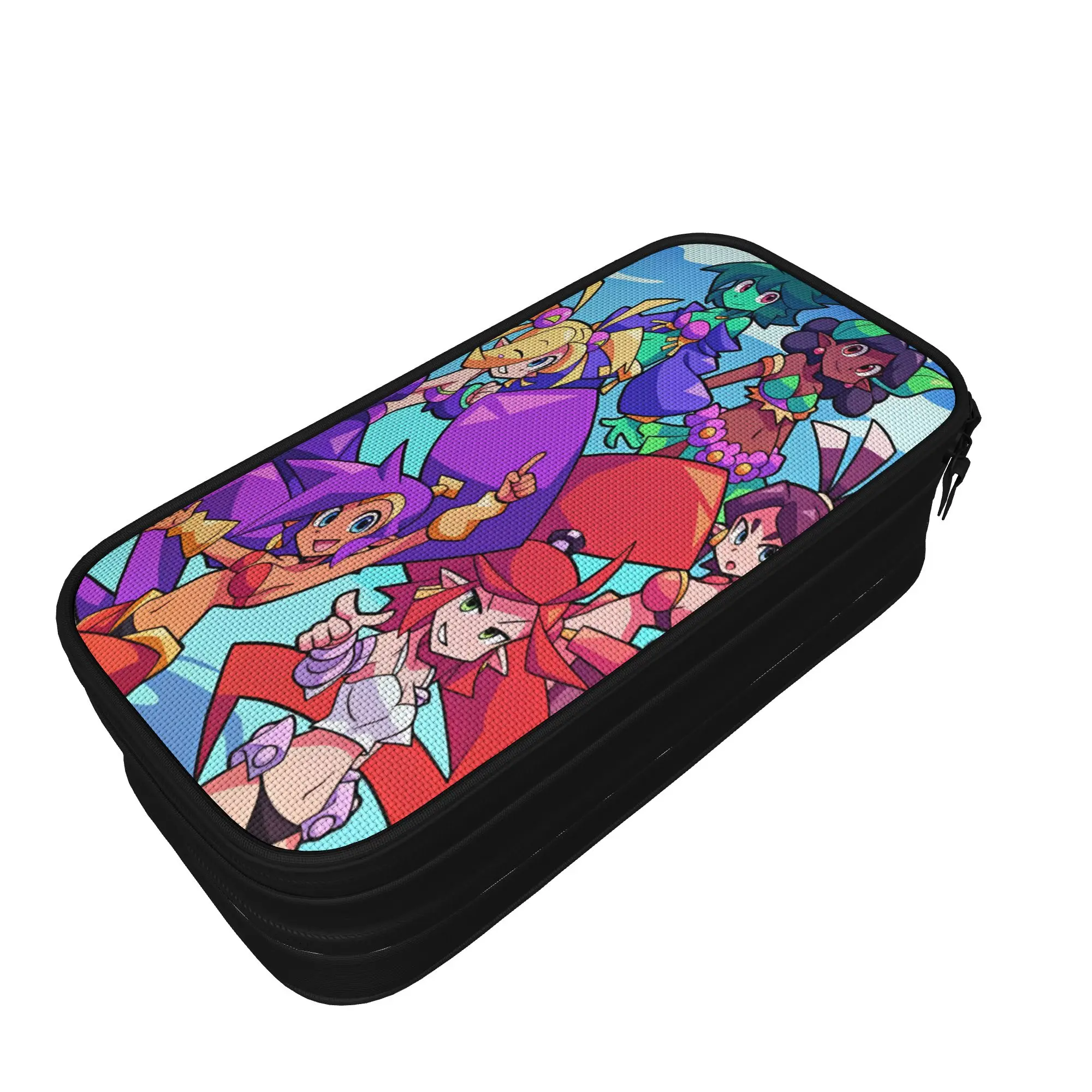Vintage Pencil Case Shantae Half Genie Pencil Box  Back To School Pencil Cases Boy Girl Zipper Graphic Stationery Organizer