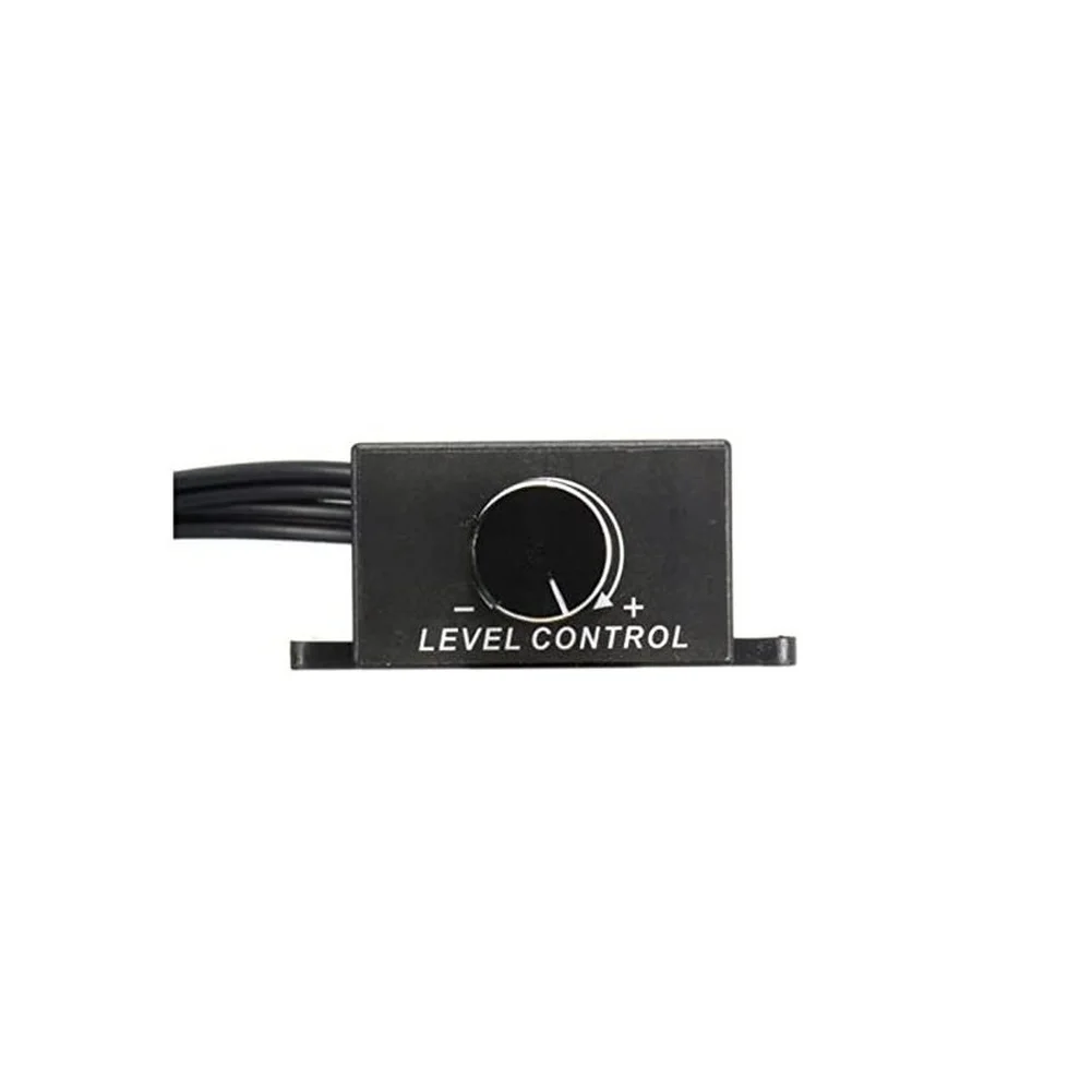 For Car Sound System For RCA Volume Controller Supporting Bass Response Tuning and Adjustable Gain Performance