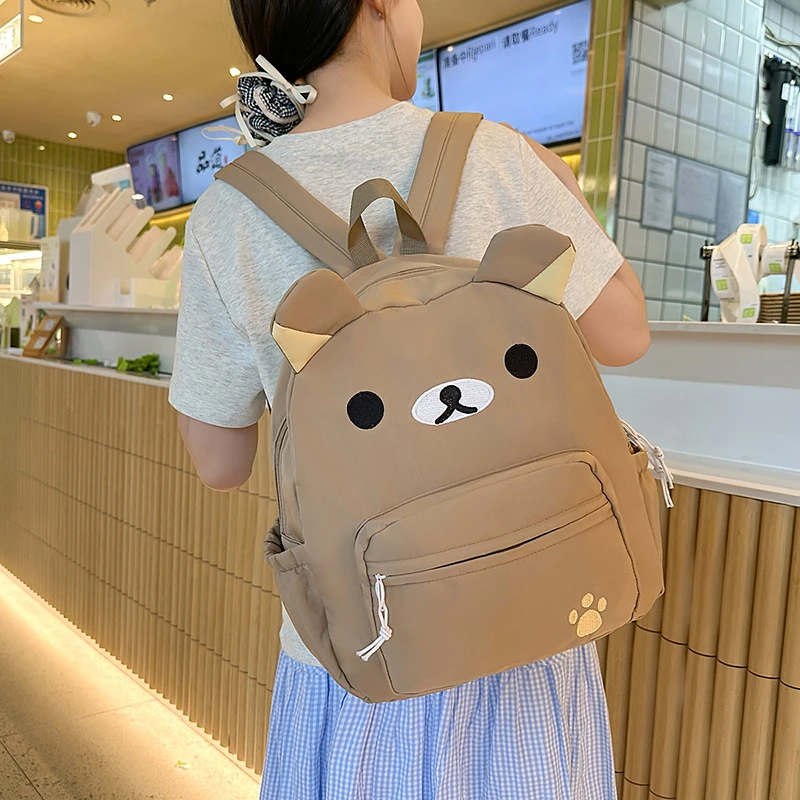 

Students Schoolbag Tutoring Bag Large Capacity Knapsack Waterproof Outdoor Travel Backpack Tote Gift