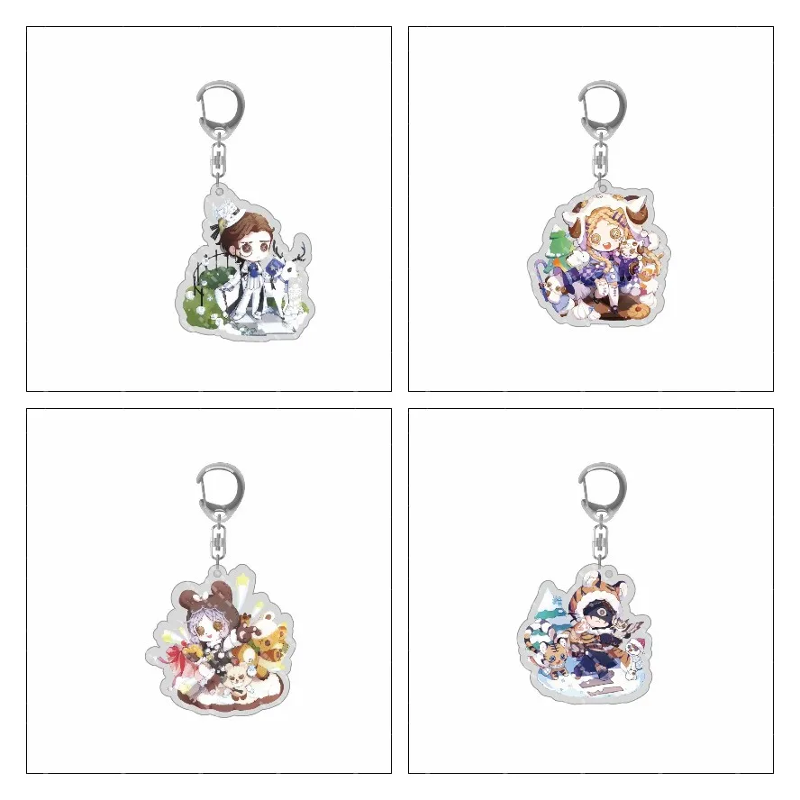 Identity Ⅴ Anime Figures Orpheus Memory Tracy Reznik Cosplay Q Version Acrylic Keychains Cute Decor Pendant Fans Xmas Gift