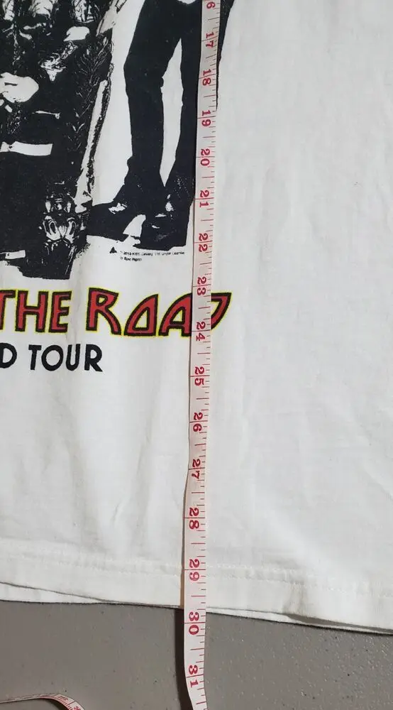 Kiss End of the Road World Tour Official Merch T-shirt Size XL Double Sided