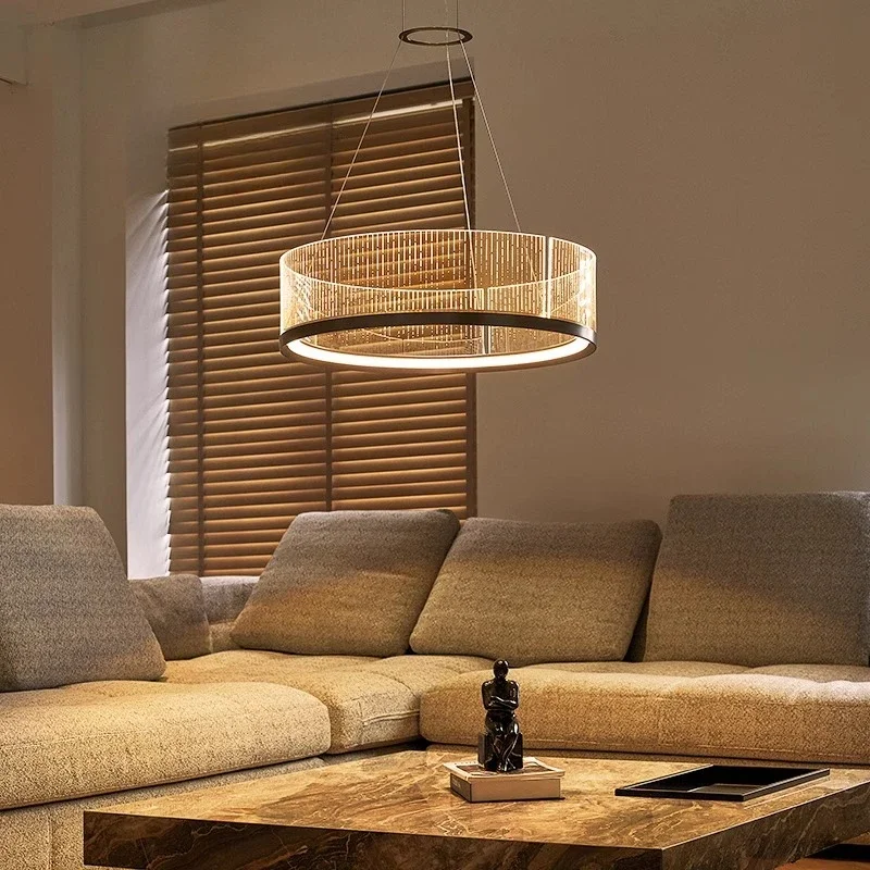 

Living room chandelier simple atmosphere modern high-end designer artist home bedroom villa hall