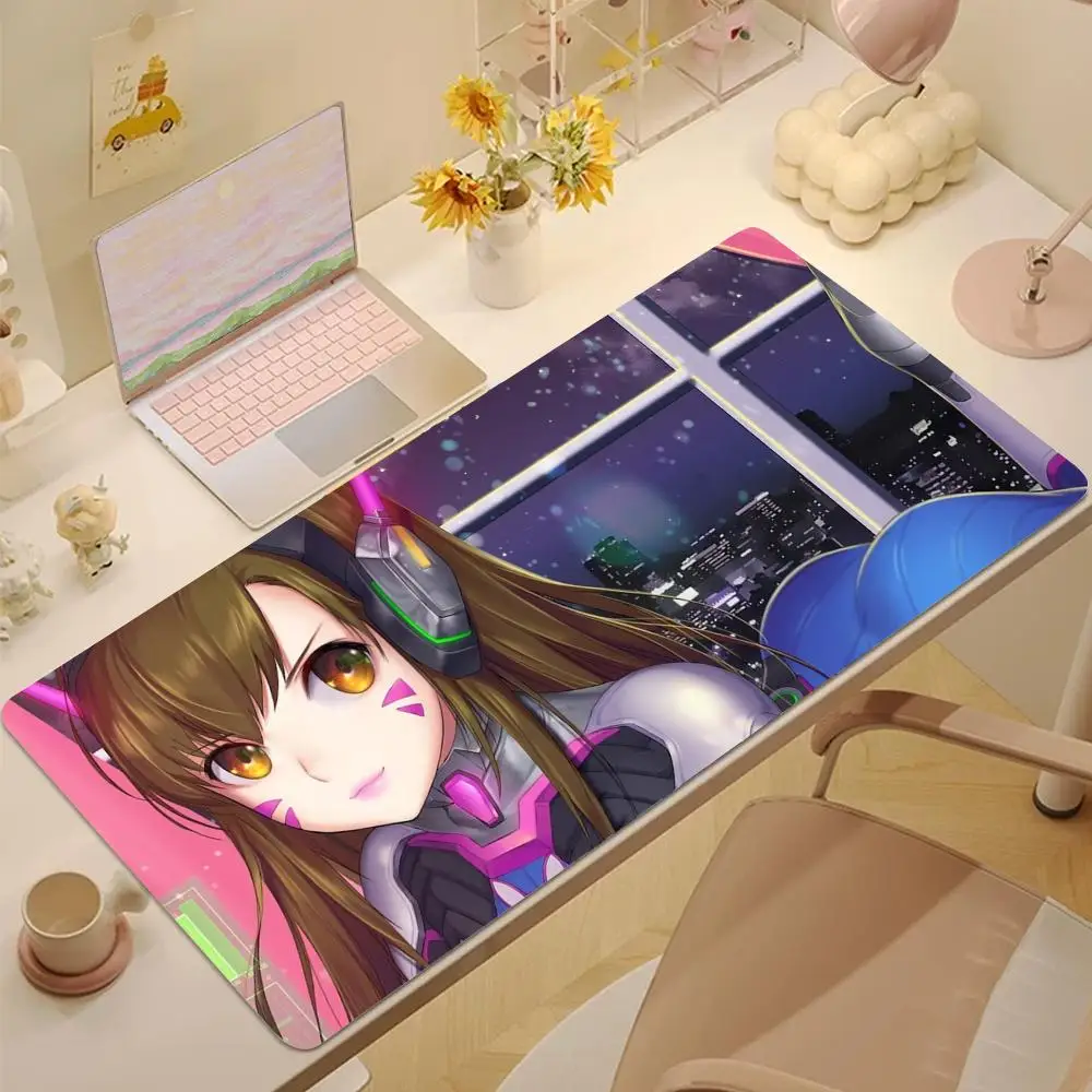 

Коврик для мыши DVA с игровым персонажем, коврик для мыши для планшета, коврик для мыши для ноутбука, настольный коврик для мыши xl, милый коврик для игровой клавиатуры HD Rainbow, csgo Player90x40