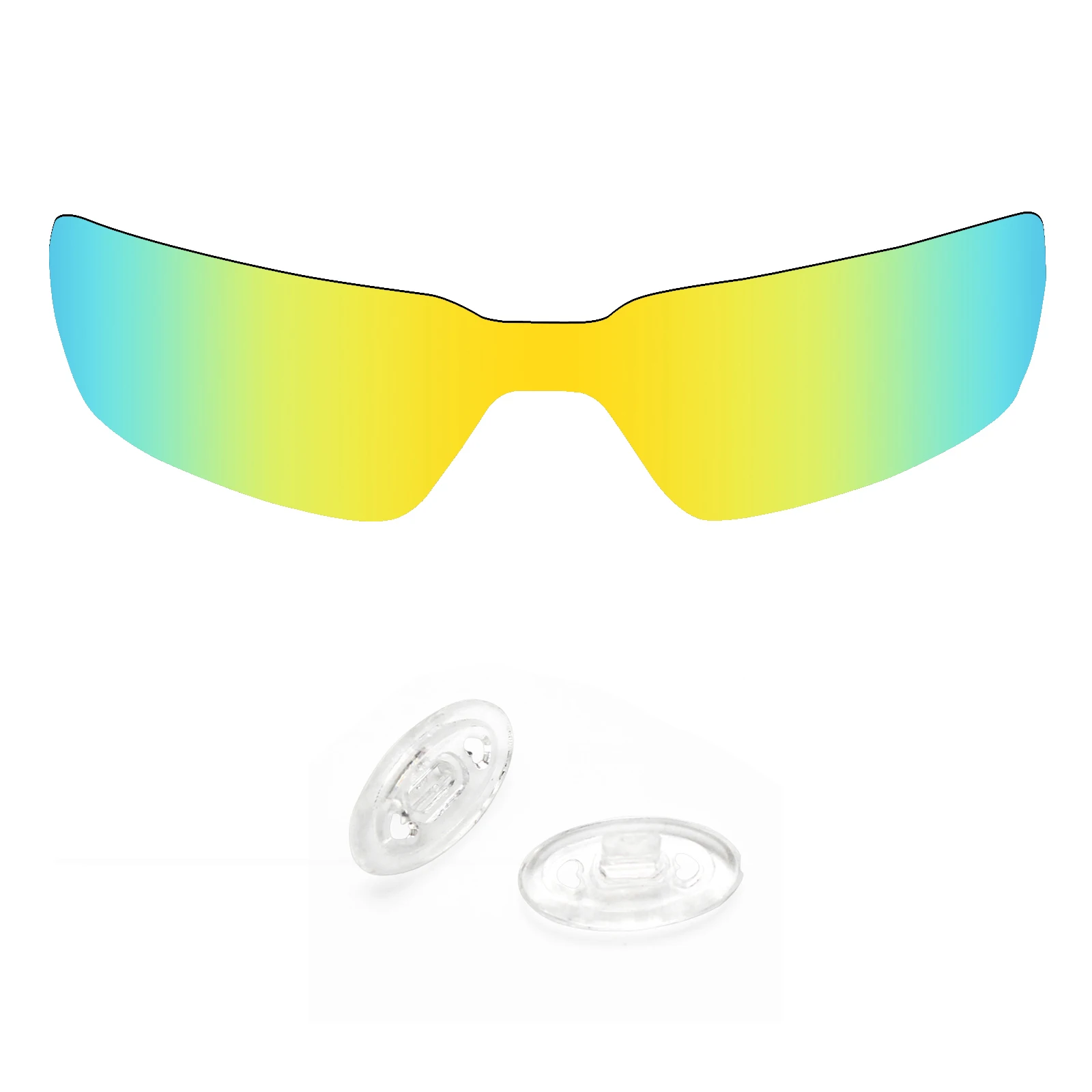 ezoptix123 Polarized / Non-Polarized Lenses and Rubber Nose Pads Replacement for Oakley Probation OO4041 Sunglasses