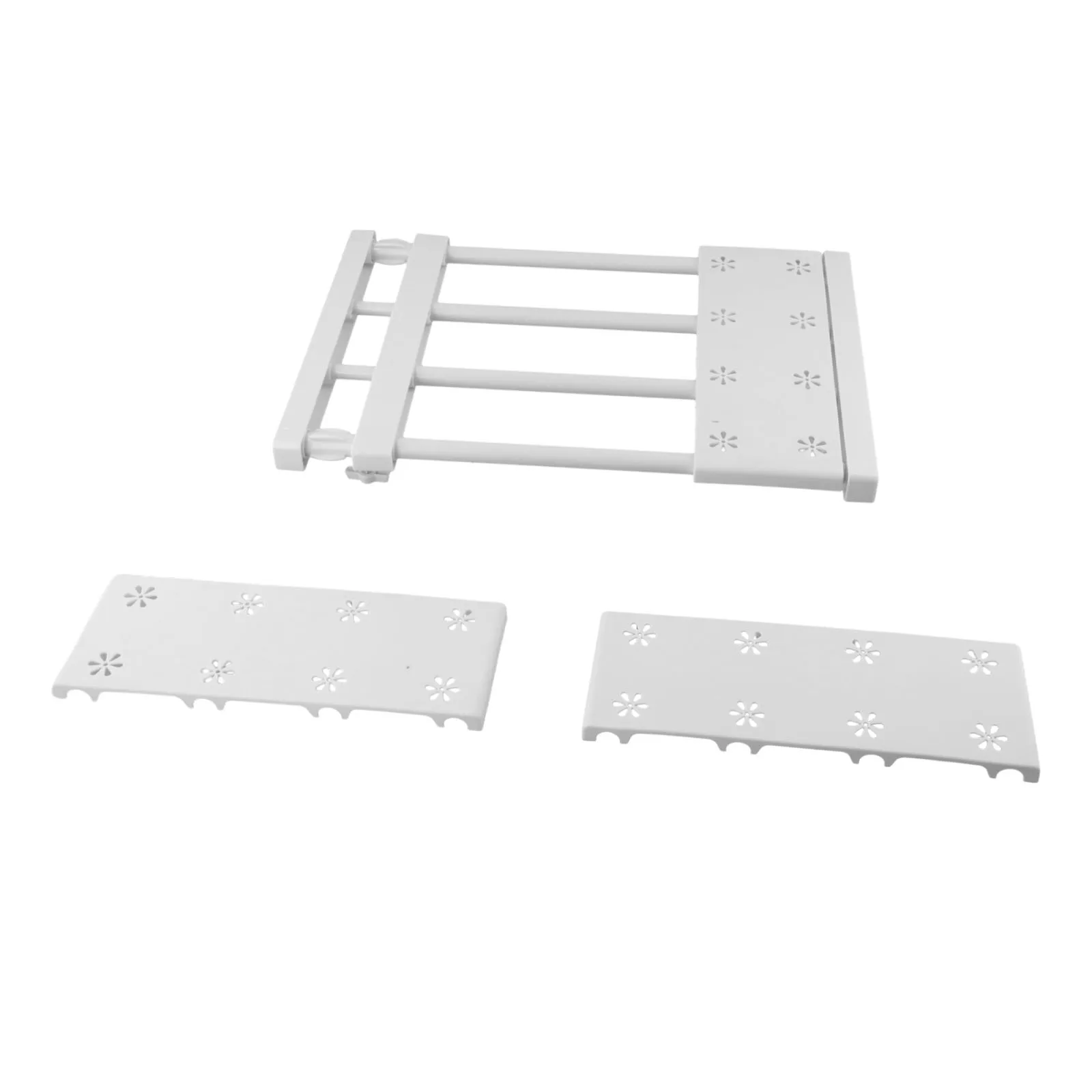 Layered Wardrobe Partition Rack for Efficient Storage Customizable Design for Clothes and Accessory Organization