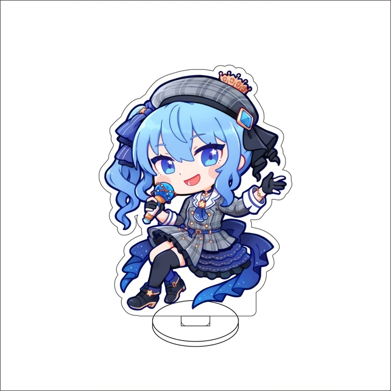 أنيمي هولوليف شخصية صغيرة حامل نموذج موراساكي شيون/ميناتو أكوا/هوشيماتشي Suisei لطيف زخارف مكتب الدائمة علامة المشجعين الهدايا