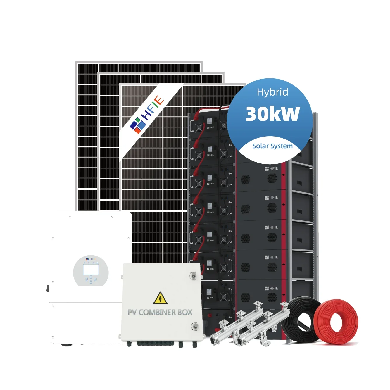 25-Year Warranty 550W Mono Crystalline Silicon Solar Panel For Home Off-Grid 30kw Power System Solar Energy System