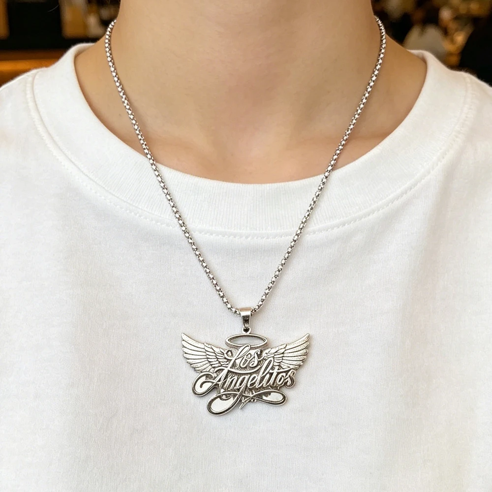 Personalized Custom Logo Pendant Neckalce Picture Engrave Neckalce Stainless Steel Custom Image Neckalce Custom Jewelry Gifts