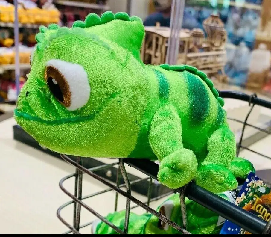 

Disney Parks Tangled Pascal Shoulder Pal Магнит Магнитная плюшевая игрушка Рапунцель