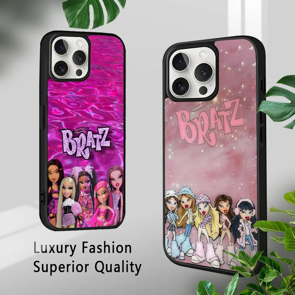 Fashion lovely D-Doll Bratz Phone Case For iPhone 16 15 14 13 12 11 Pro Xs Max Mini Plus Celulares Hard Funda