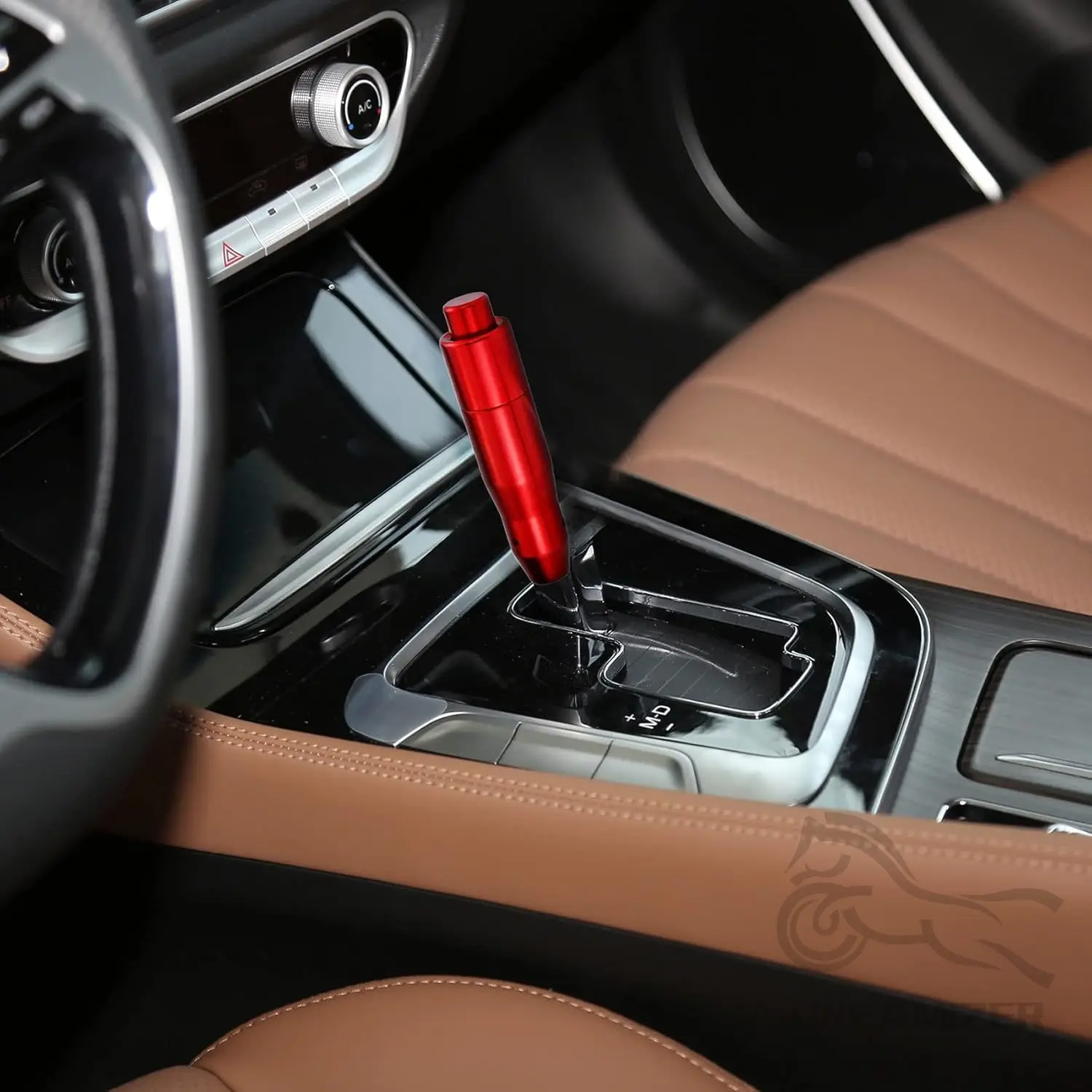 

Universal 14.5cm Gear Shift Knob With Aluminum Alloy Knob Automatic Gear Shift Knob For Car Durable Non-Slip
