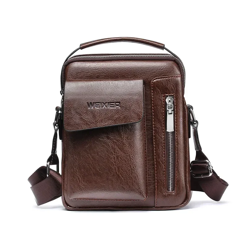 Bolso de hombro oblicuo para hombre, para ocio bandolera de tendencia de moda, deportes al aire libre, bolso de negocios