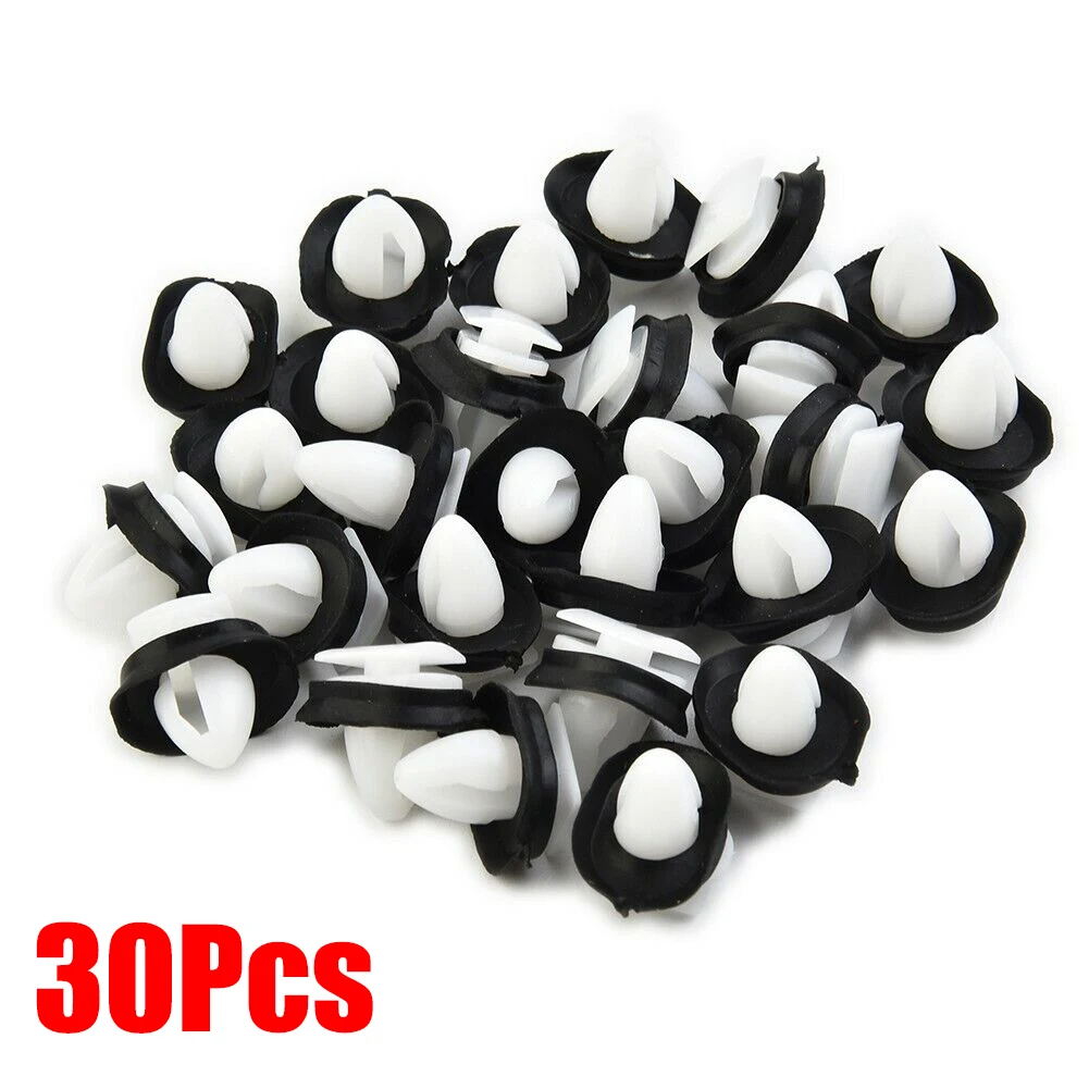 30Pcs Car Door Trim Panel Clips Plastic 17mm 71728806 For Fiat For Ducato 8565.43 856543 Accessories Parts