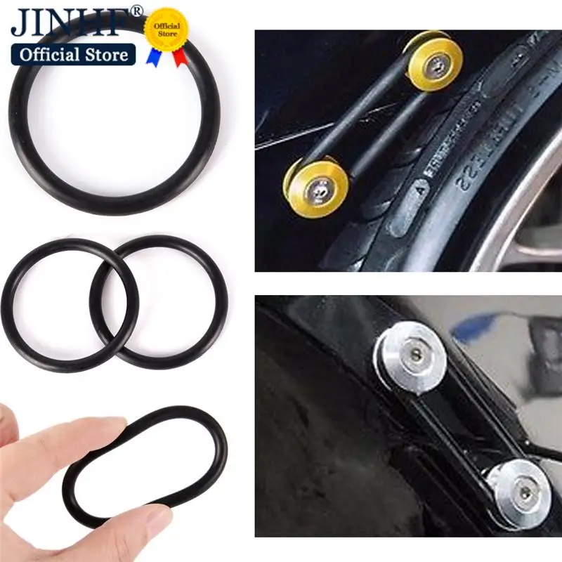 Hot sale 4PCS/lot Black car bumpers Quick Release Fasteners Replacement Rubber O-Rings Gaskets