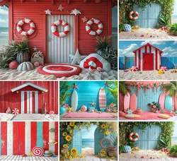 Mehofond Photography Background Summer Beach Aloha Surfboard Kids Birthday Party Cake Smash Portrait Decor Backdrop Photo Studio