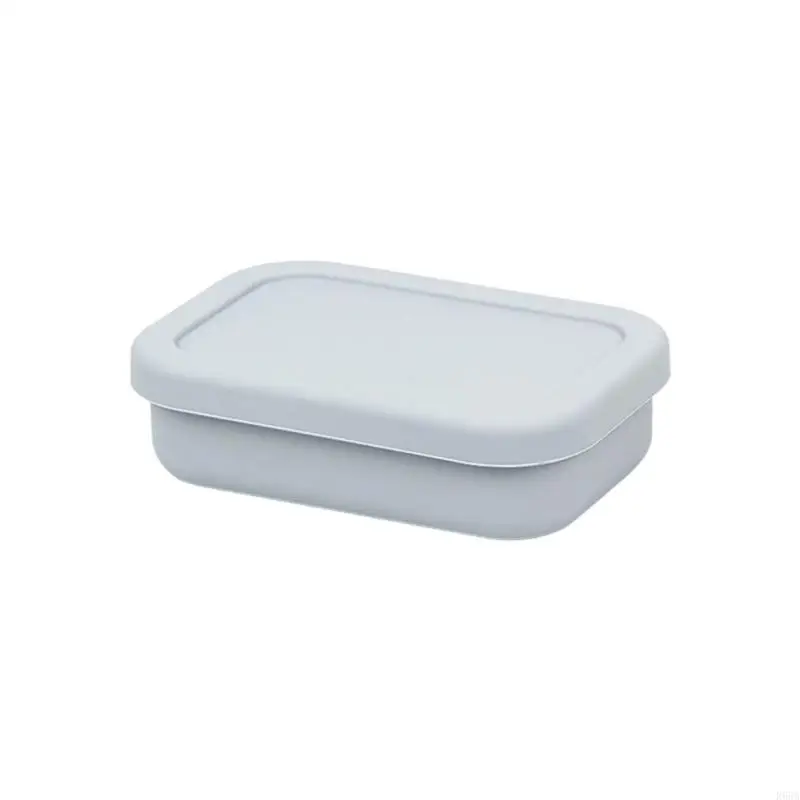 R66A Multifunctional Silicone Meal Container Dishwasher Safe Freezers Friendly Spill Proof Design 300ml/700ml Thin Profile