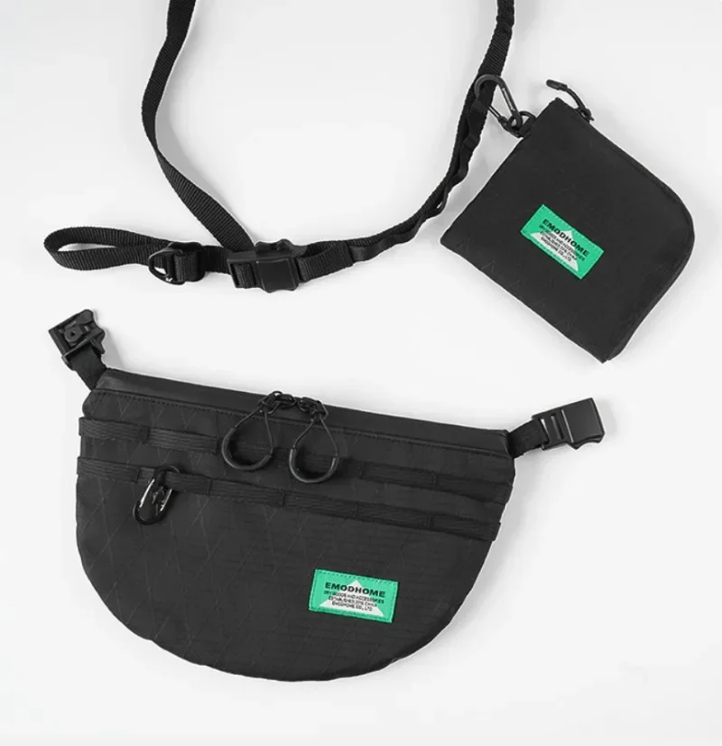 

Outdoor Expansion Portable Hanging Small Pouch Coin Purse Chest Waist Pack Cycling Crossbody Single Shoulder Magnetic Buckle Bag