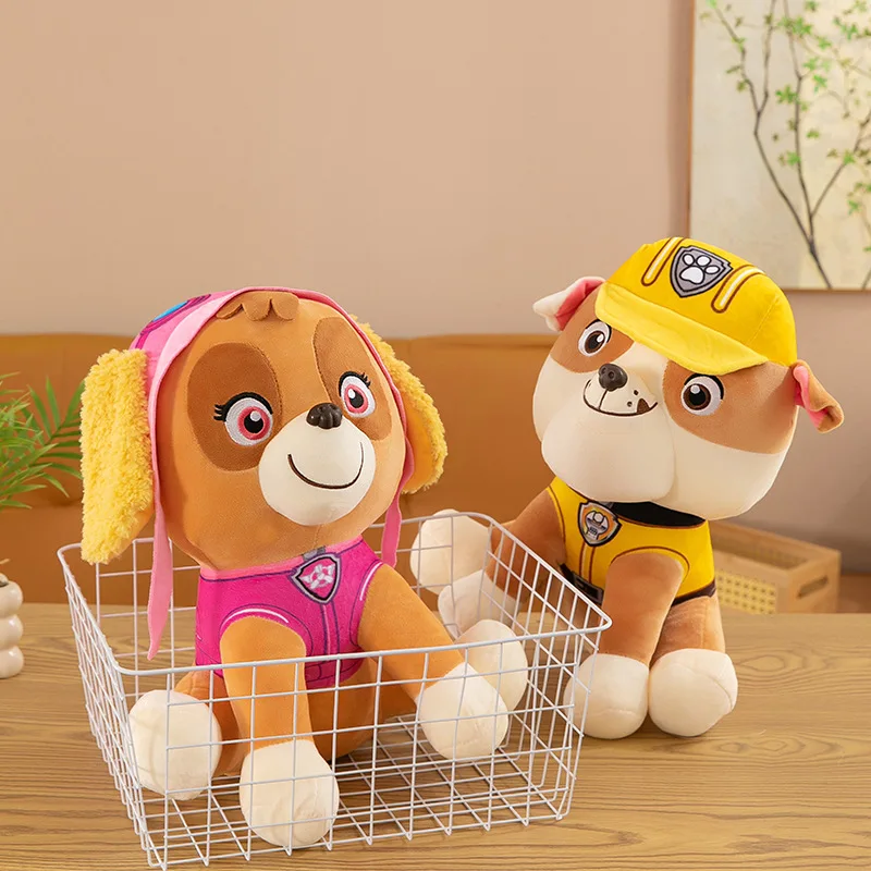 23Cm Paw Patrol Plush Doll Toys Figures Chase Marshall Rock Dog Soft Stuffed Plushies Cartoon Cute Home Decor Kids Birthday Gift