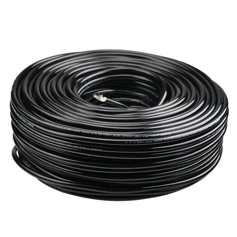 HIFI Sterling Silver Signal Line Shielded Coaxial HiFi Audio Bulk Cable 17AWG