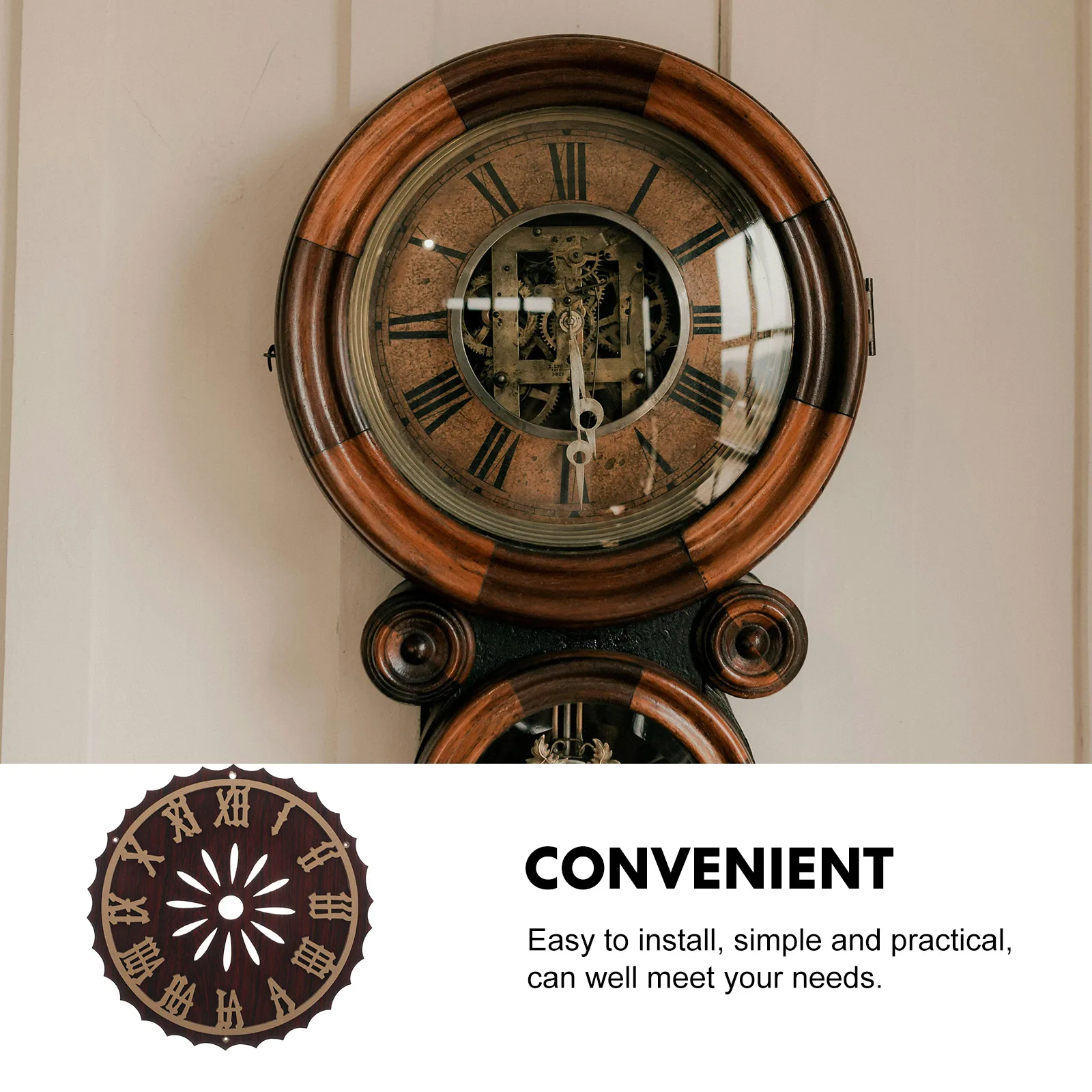 

Cuckoo Clock Face Wall Dial for Diy Accessories Movement Parts Accessory Repair Light Control