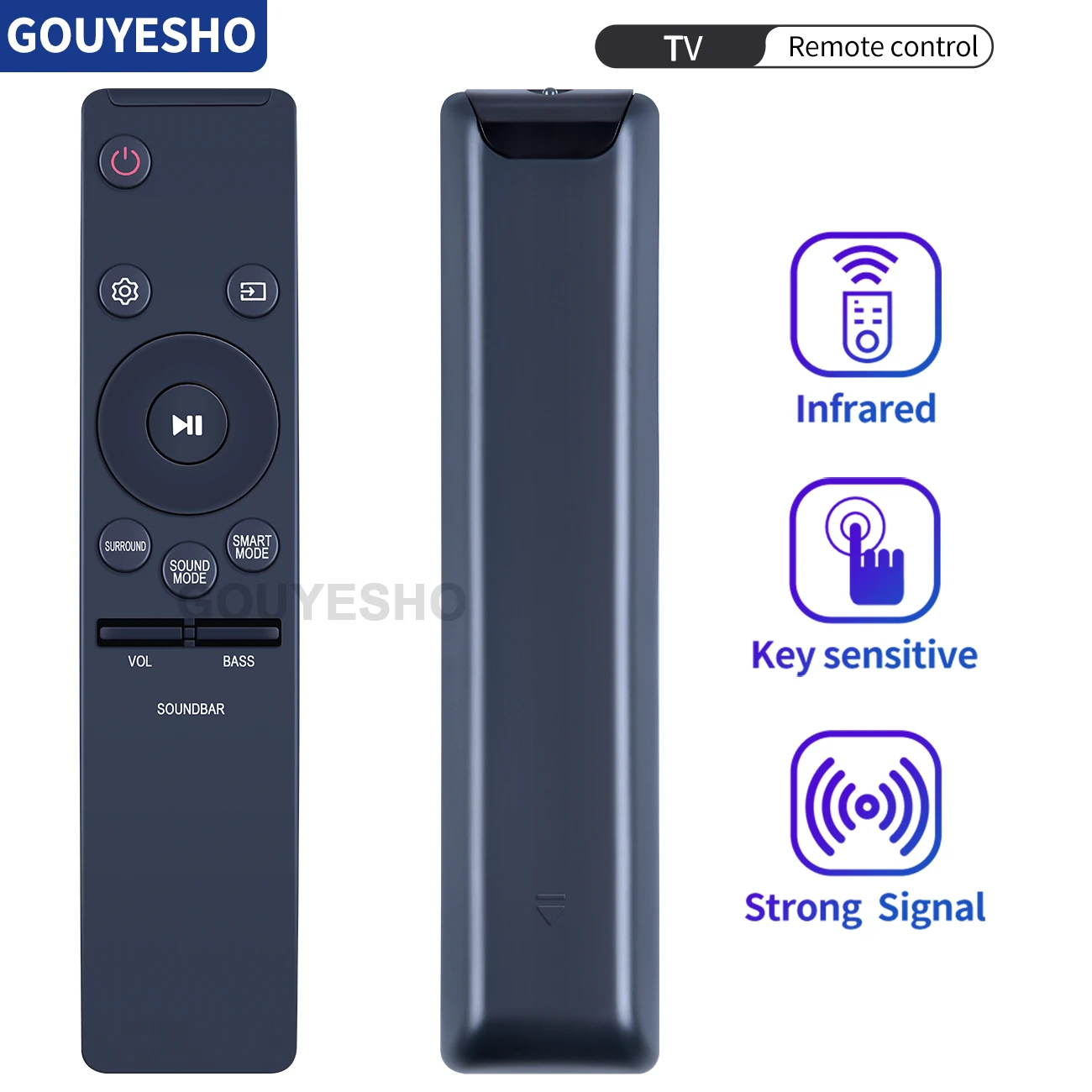 AH59-02759A New Remote Control for Samsung SoundBar HW-MS650 HW-MS651 HW-MS550 HW-MS551