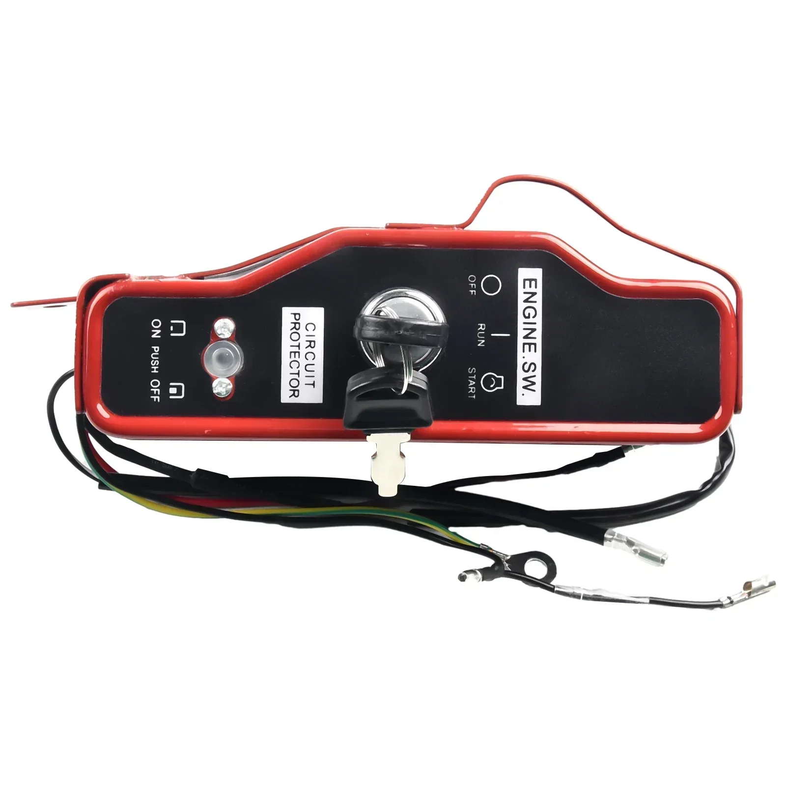 Imagem -02 - Interruptor de Ignição Elétrica e Painel de Teclas para Motores Honda Gx390 Bomba Geradora 20.5x7 cm 168f 170f 188f 190f Peças de Geradores