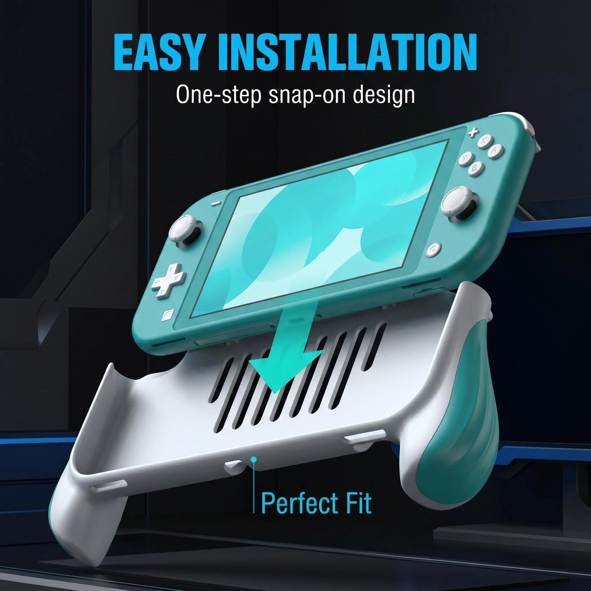 Switch Lite Gamepad Cover Protective Case Grip NS Console 2-in-1 Peripheral Accessories