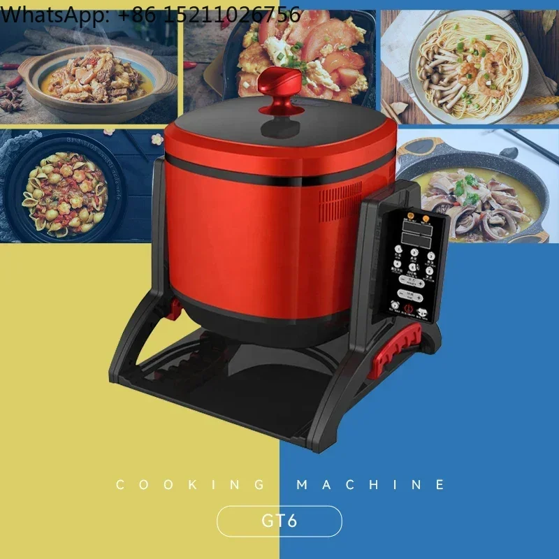 2200w Fully Automatic Cooking Robot Multifunction Cooking Mode Stir Fry Cooking Machine