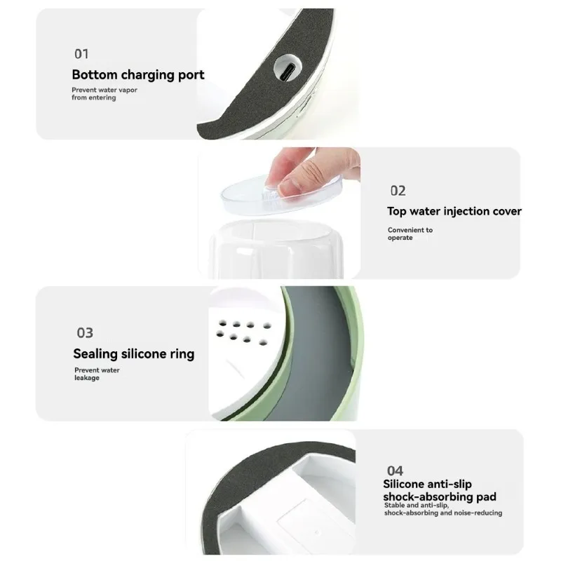 غسالة صغيرة محمولة A01V - تعمل بمنفذ USB، متوفرة بألوان متعددة، مثالية لأحمال الغسيل الصغيرة