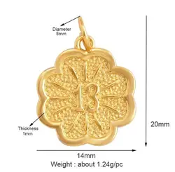 Wholesale custom selection, david star charm , brass based, real gold plated colour, fashion jewelry findings , 1pc