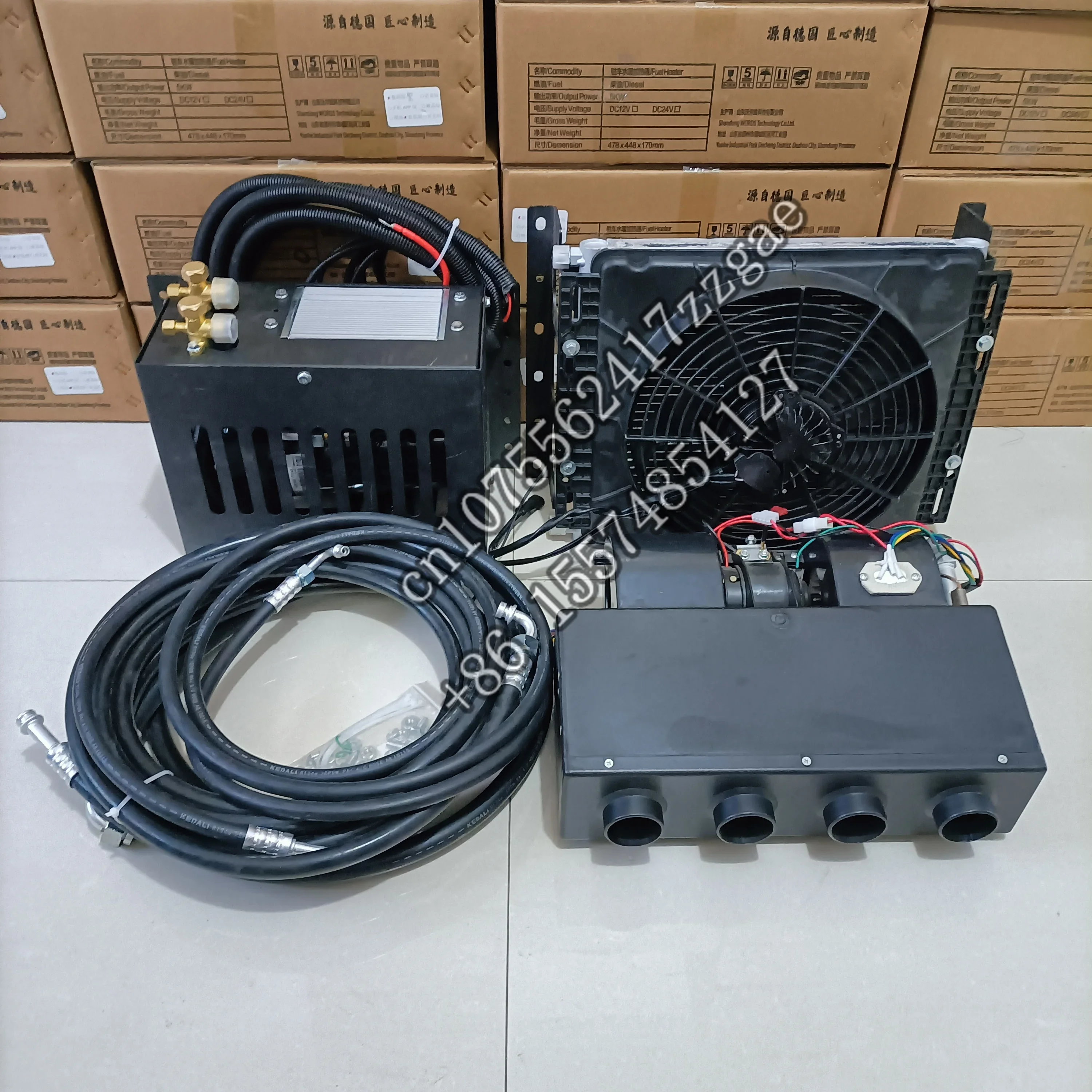 

12 В/24 В парковочный кондиционер, охладитель воздуха, сплит-тип, парковочный кондиционер для автоматической системы охлаждения автомобиля