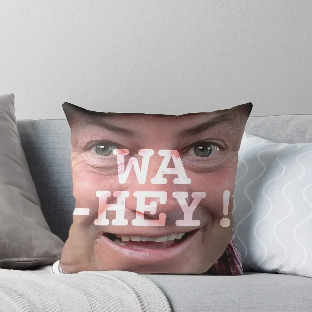 Wa-Hey! Wheeler Dealers Mike Brewer Tee Throw Pillow Luxury Pillow Case Plaid Sofa Custom Cushion pillow