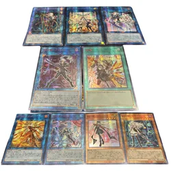 Yu Gi Oh Card Sky Striker Ace Raye Roze Kagari Shizuku Zeke Hayate Kaina Anime Game Characters Collection PSER Card DIY Toy Gift