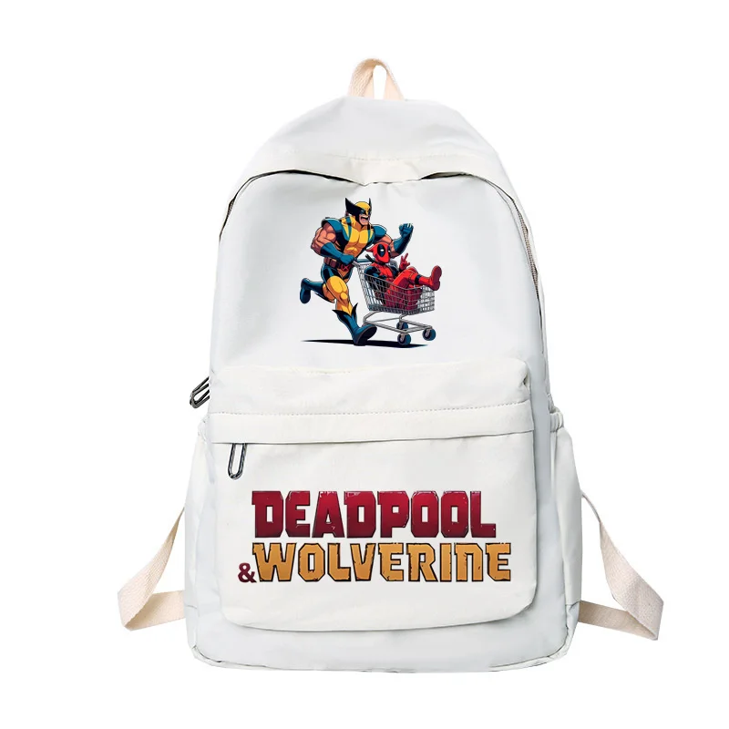 Deadpool & Wolverine Women Backpack Casual Backpack nylon Shoulder Bags New School Bag for Teenager Girls School Backapcks 2024