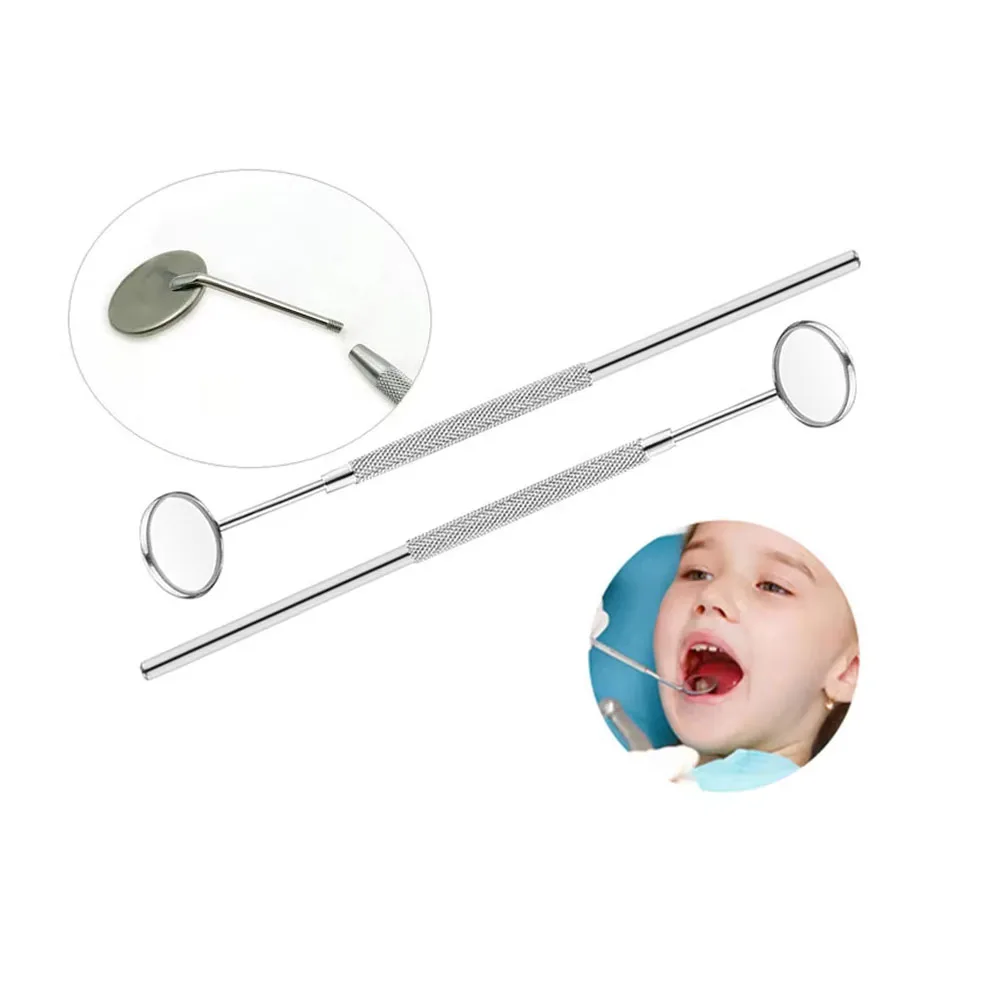 Stainless Steel Dental Mouth Mirrors Teeth Whitening Oral Care Inspection Tools Professional Dentist Supplies