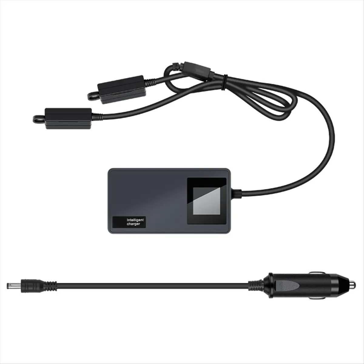 B21B Car Charger for DJI AIR 3/3S Battery Remote Control Vehicle Charger Hub Portable Intelligent Charger with LED Display