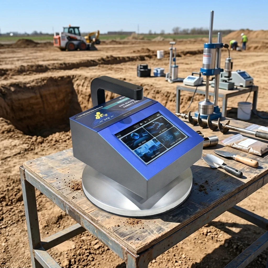 Touch Screen Non-nuclear Soil Electrical Density Gauge Standard Electrical Density Gauge for Soil Testing