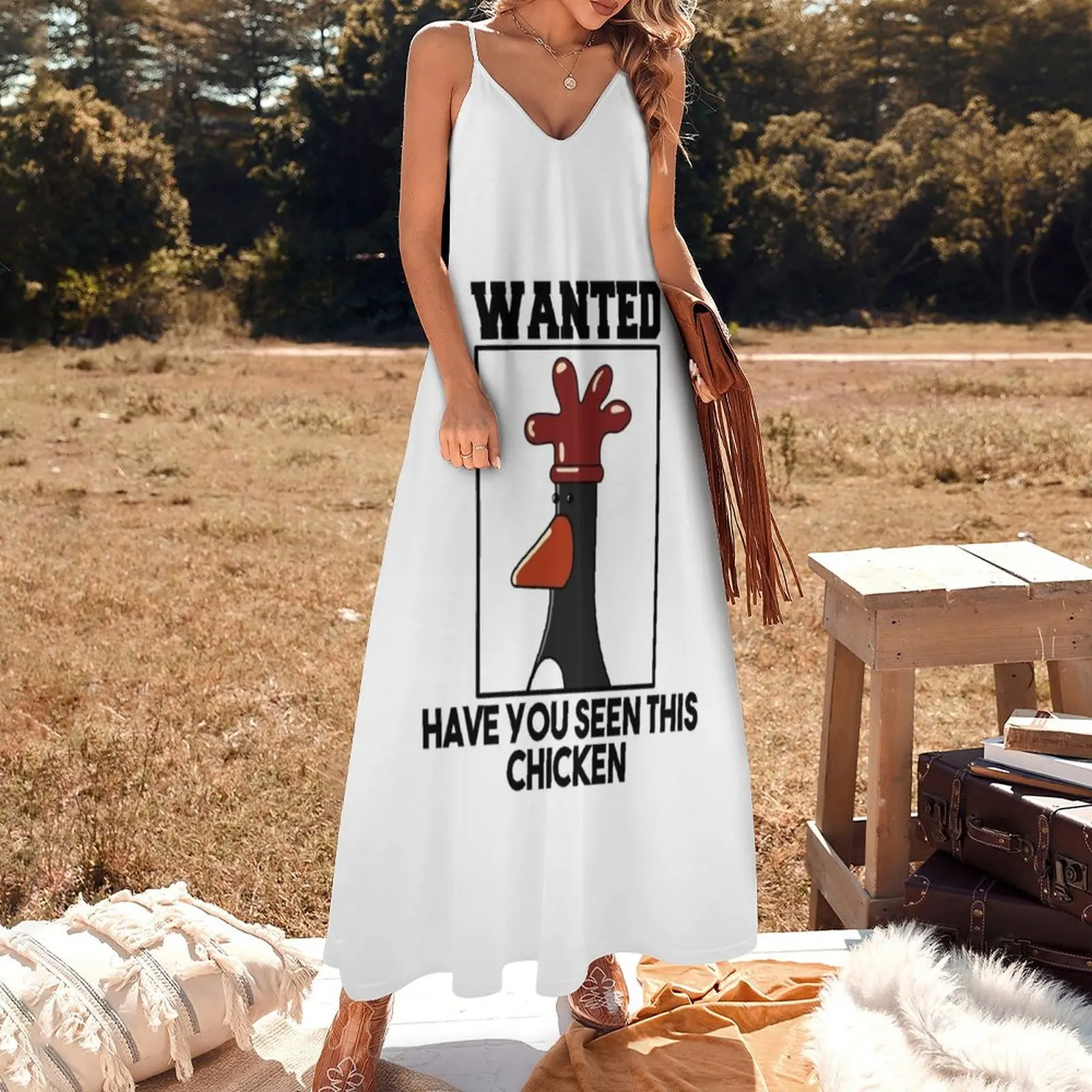 have you seen this chicken Sleeveless Dress dresses for women 2023 dress summer 2023 women