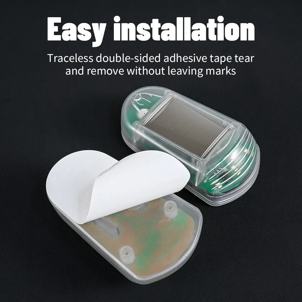 ضوء ماوس جديد للتحكم عن بعد بالطاقة الشمسية، ضوء سقف السيارة، ضوء تحذير تعديل سقف شاحنة بيك اب