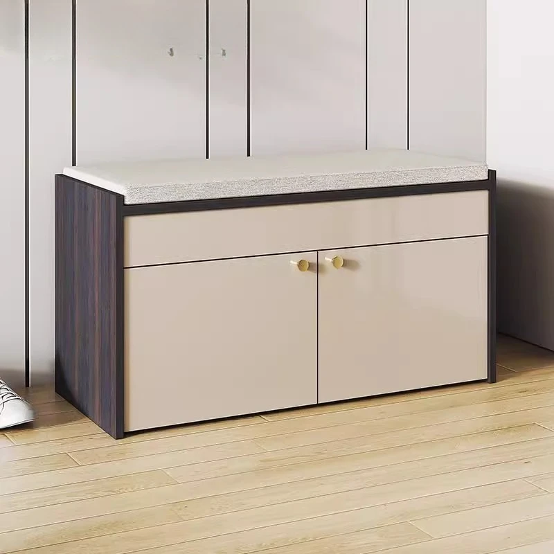 

Storage Wood Ottomans Space Saving Minimalist Unique Stackable Shoe Step Stool Salon Modern Tabouret Lounge Suite Furniture