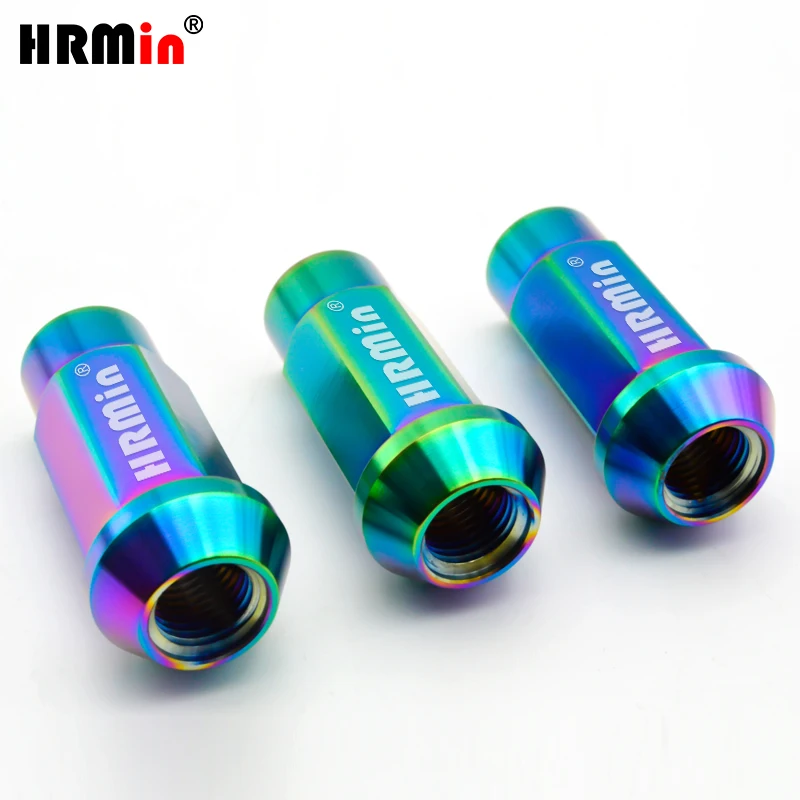 Automobile Vehicle Open Round End 19 Hex Gr.5 Titanium Lug Nut M14x1.5mm for Toyota Tesla Ford