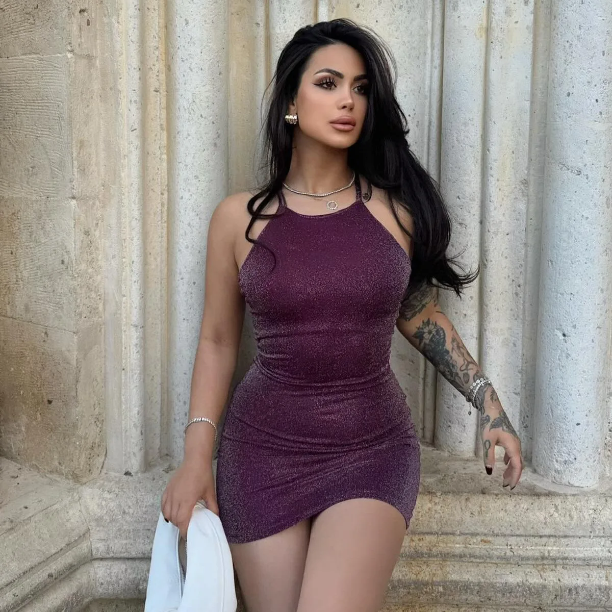 ドレスストラップタイトバッグヒップスカートショートナイトクラブホットガールセクシーな女装家セクシーショップ倫理的なおもちゃ女性セクシーな服 xxx