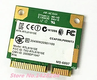 

Original New For Realtek RTL8191SE Half Mini PCI-E 802.11 B/g/n 300Mbps Wireless Wifi WLAN Wlan Card