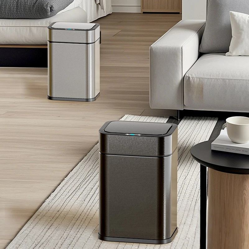 

Smart trash can, fully automatic electric induction type, home living room, kitchen, light luxury, high-end and large capacity