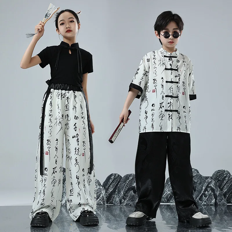 

Children's cheerleading performance uniform, Chinese style Hanfu, elementary school dance choir uniform, kindergarten graduation