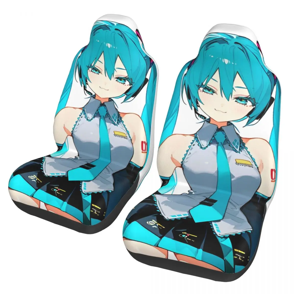 ボーカロイド初音ミク-ユニバーサルカーシートカバー-四季対応-全車種対応-アニメカーシートカバー-ファイバーハンティング