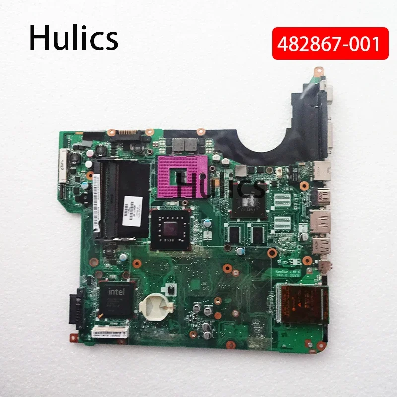 Hulics Used 482867-001 For HP Laptop Mainboard DV5-1000 DV5-1100 DV5  Motherboard Board