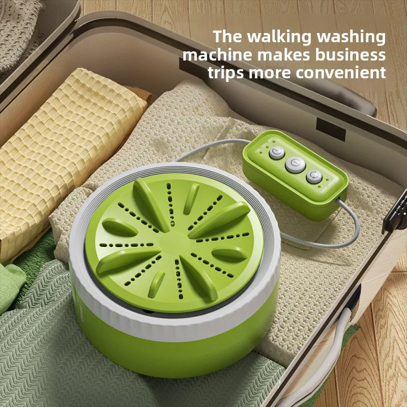 

Новая турбинная стиральная машина, портативный автоматический очиститель с дистанционным управлением для нижнего белья, носков Lazy Mini