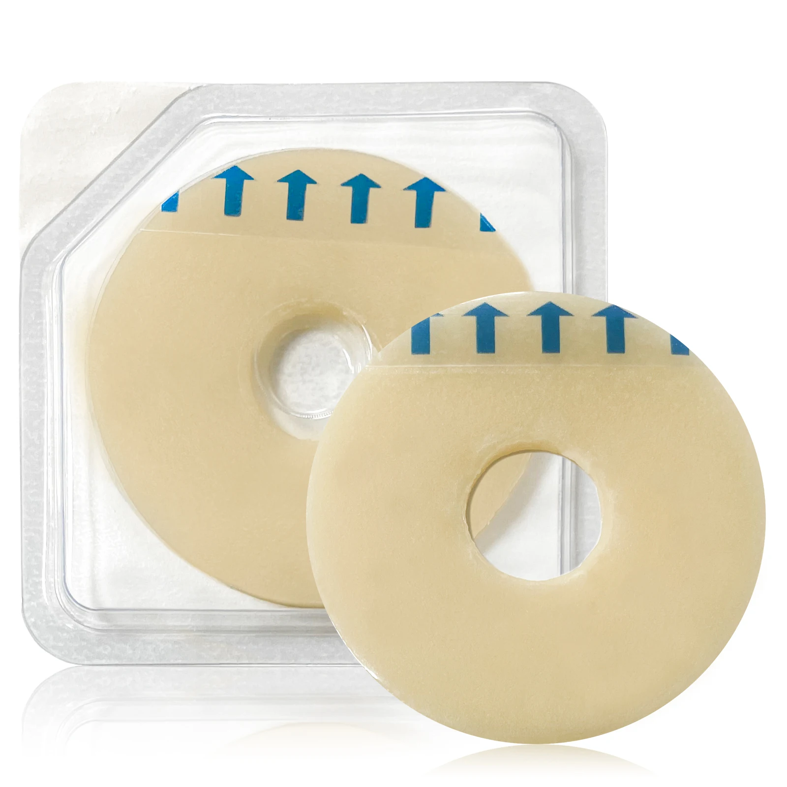 10PCS Hydrocolloid Ostomy Barrier Ring 2/3/4mm Leak Proof Seal Ring Stoma Care Accessory For Ostomy Pouch Skin Protection