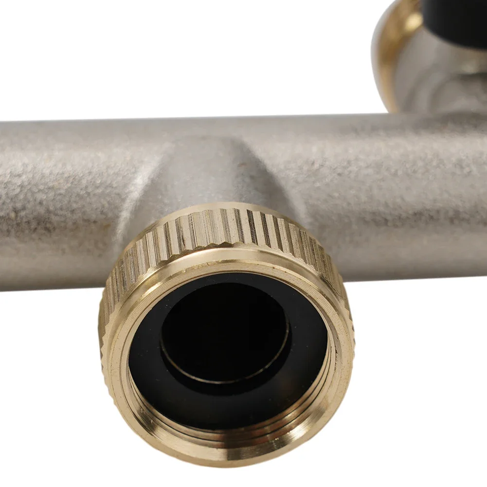 

Water Pipe Connector Brass Tap Splitter 2 Way 3/4 Inch Brass Hose Tap Splitter Tap Splitter Watering Equipment